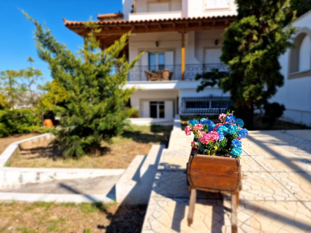 Pórto Ráfti The Mirador Boutique Villa With Scenic Sea View מראה חיצוני תמונה