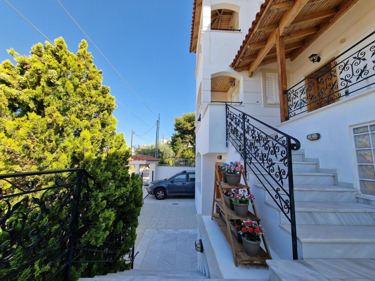 Pórto Ráfti The Mirador Boutique Villa With Scenic Sea View מראה חיצוני תמונה